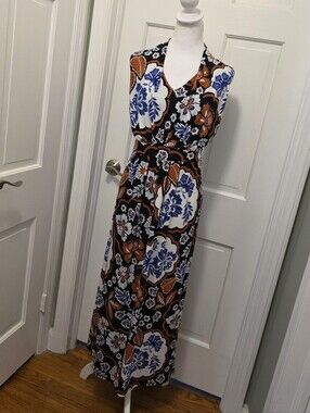 Chico's | Dresses | Chicos Green Sleeveless Sheath Maxi Dress | Poshmark